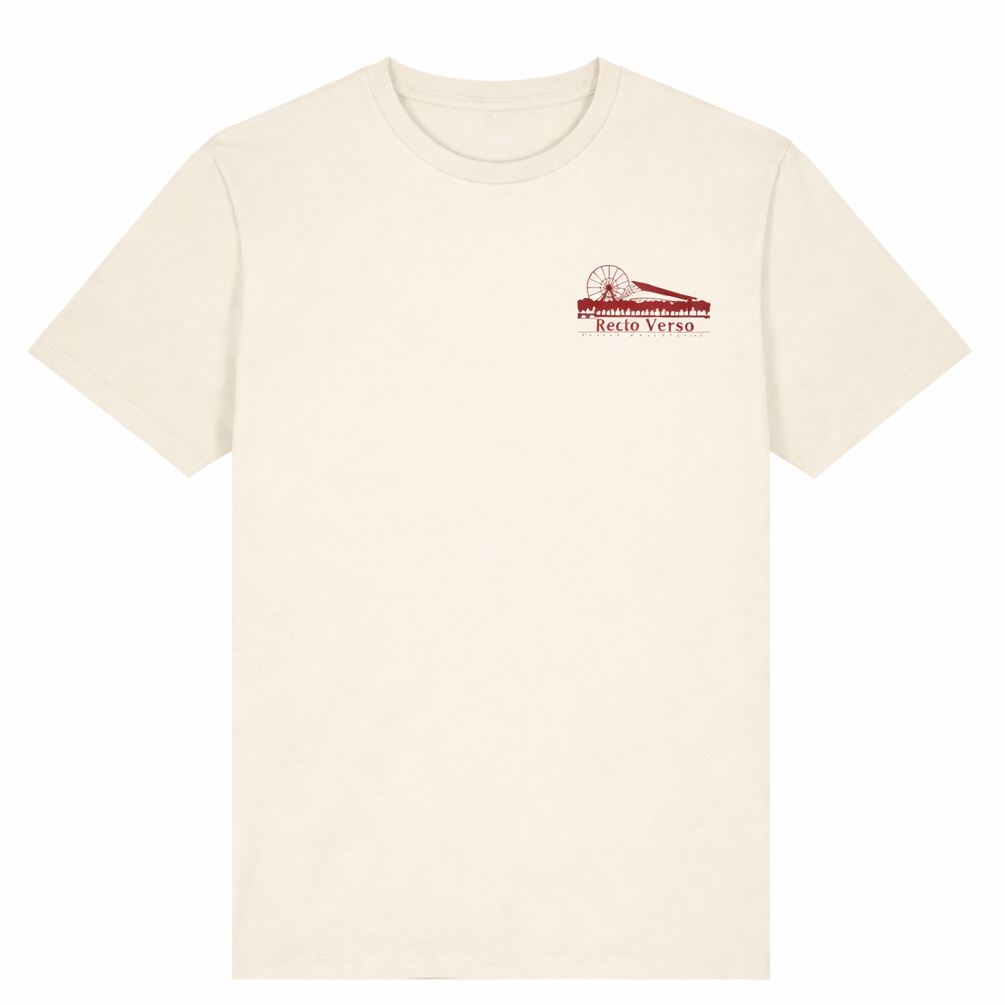 T-shirt manche courte rouge bordeaux