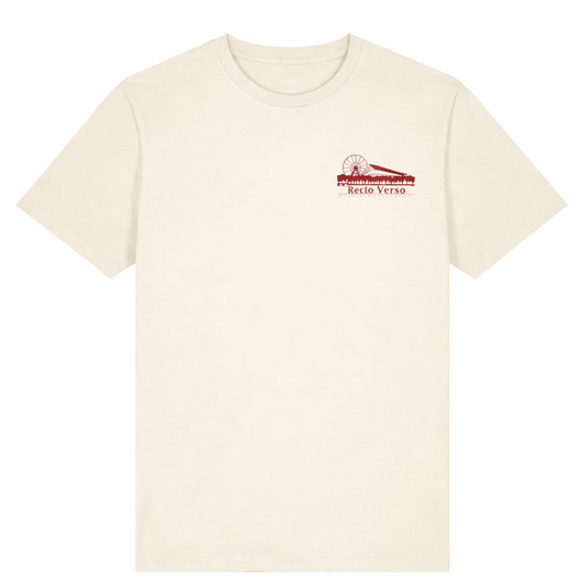 T-shirt manche courte rouge bordeaux