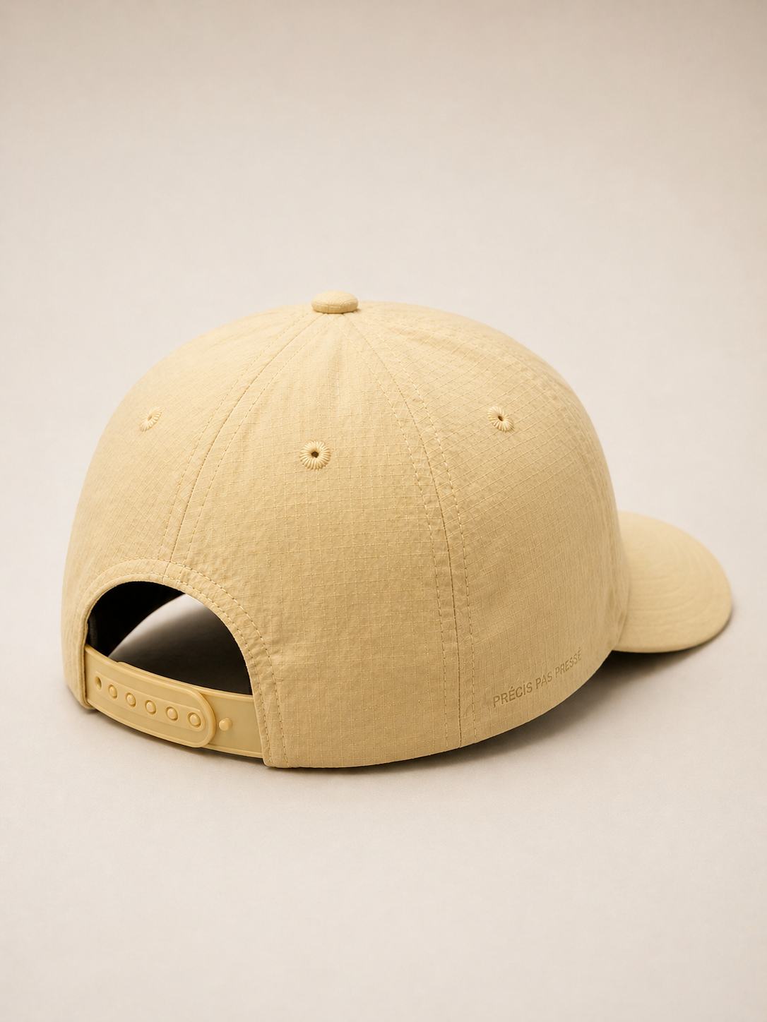 Casquette signature blanc cassé
