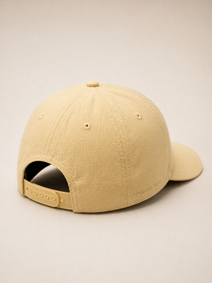 Casquette signature blanc cassé