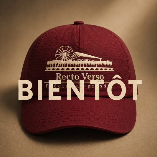 Casquette signature rouge bordeaux