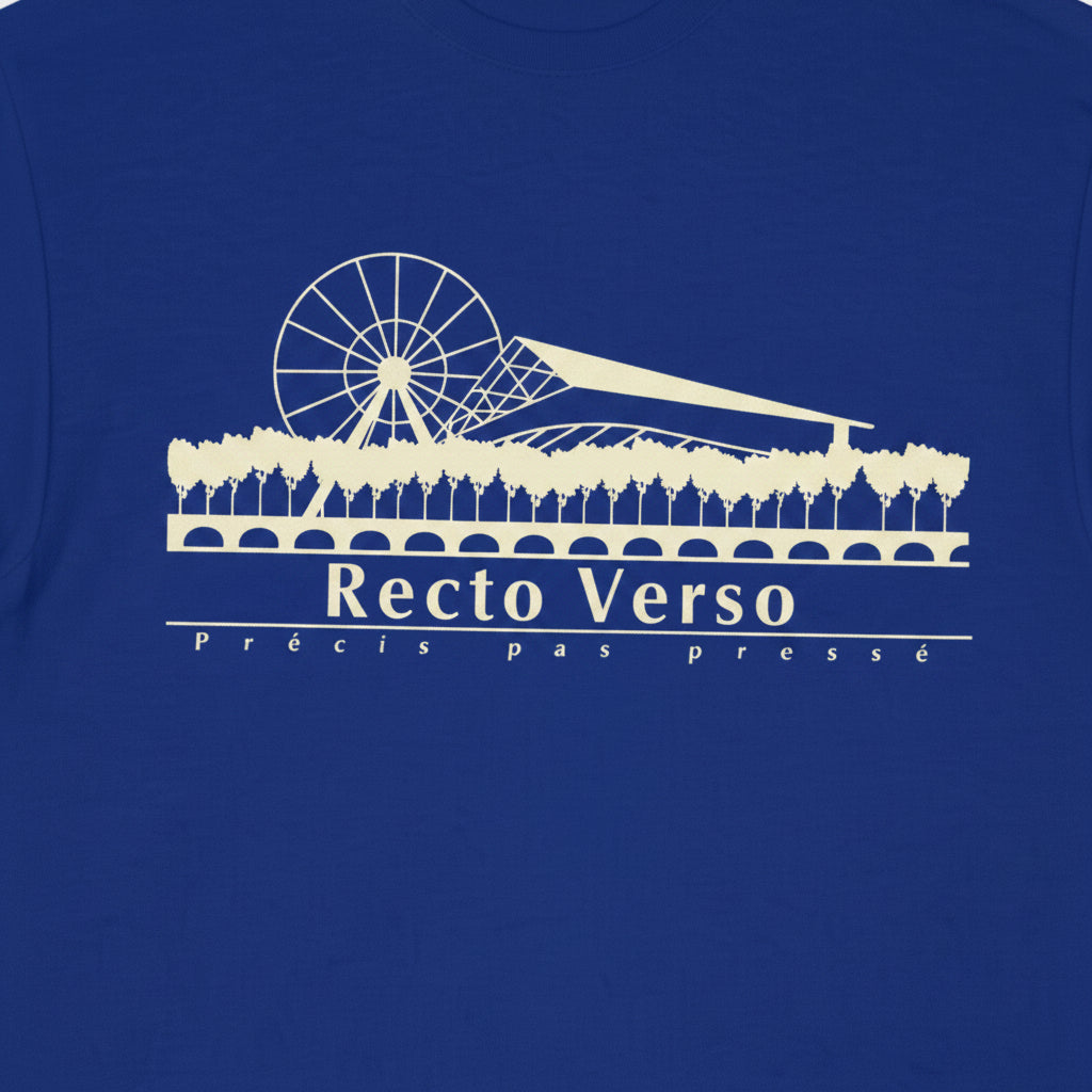 T-shirt manche courte bleu roi